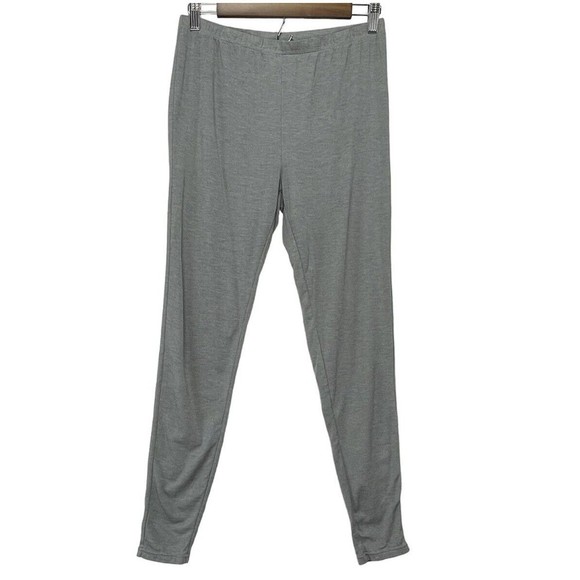 Women Knit Pajama Pants Grey Sz M Heat Keep - Picture 1 of 9
